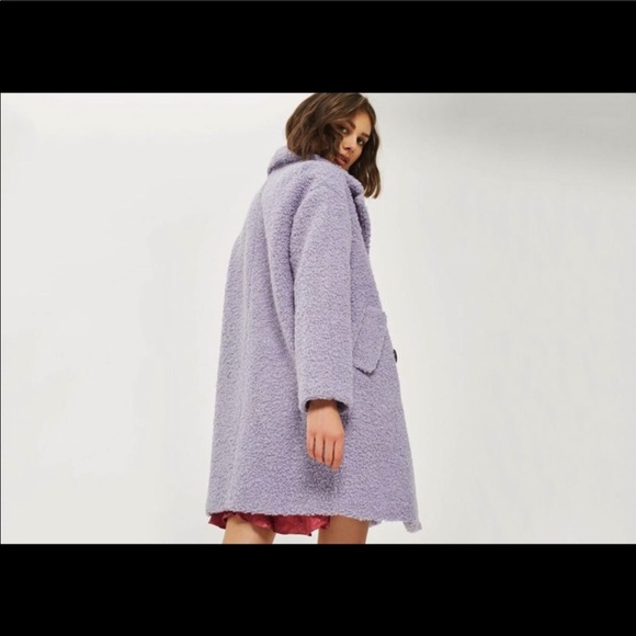 *HOST PICK*NWOT LAVENDER ALICIA BOUCLE SLOUCH COAT - Picture 3 of 8